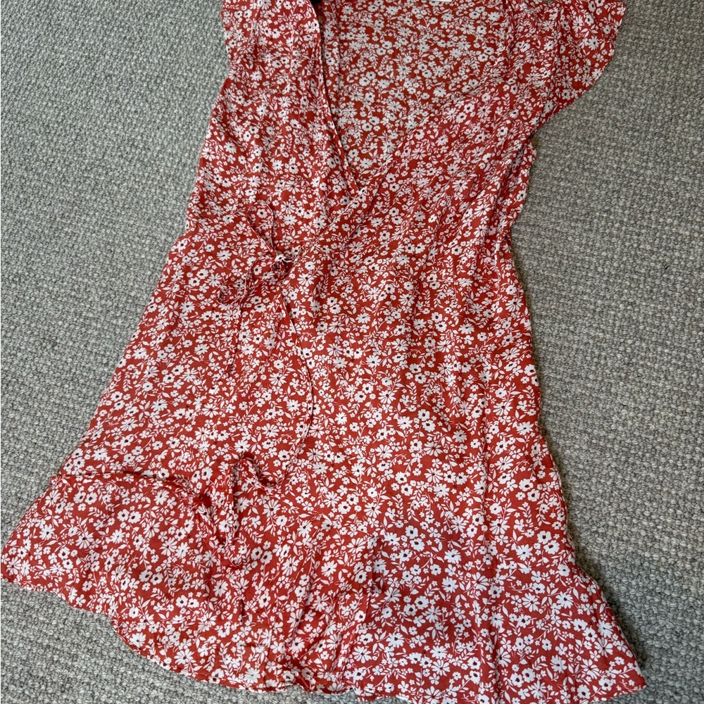 Abercrombie & Fitch Rust and White Floral dress